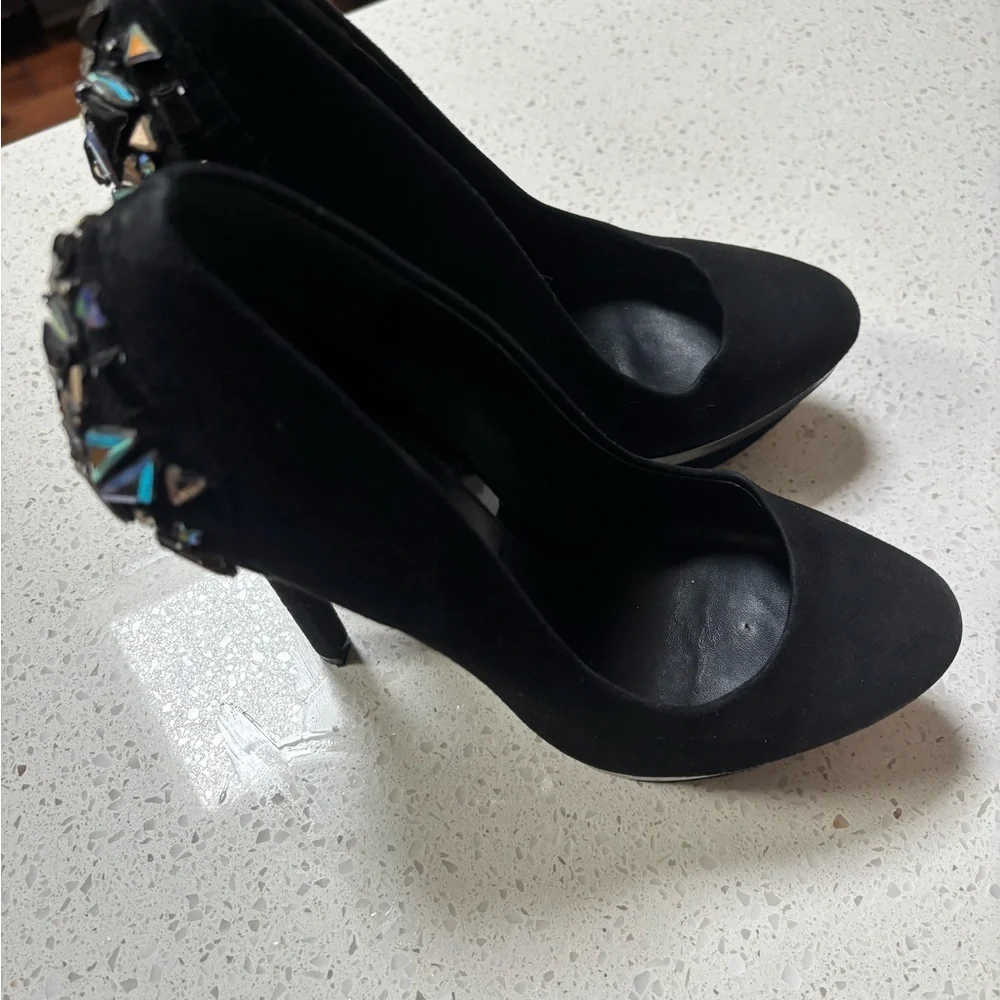B Brian Atwood Ferranta Jeweled Pumps. Size 6.5